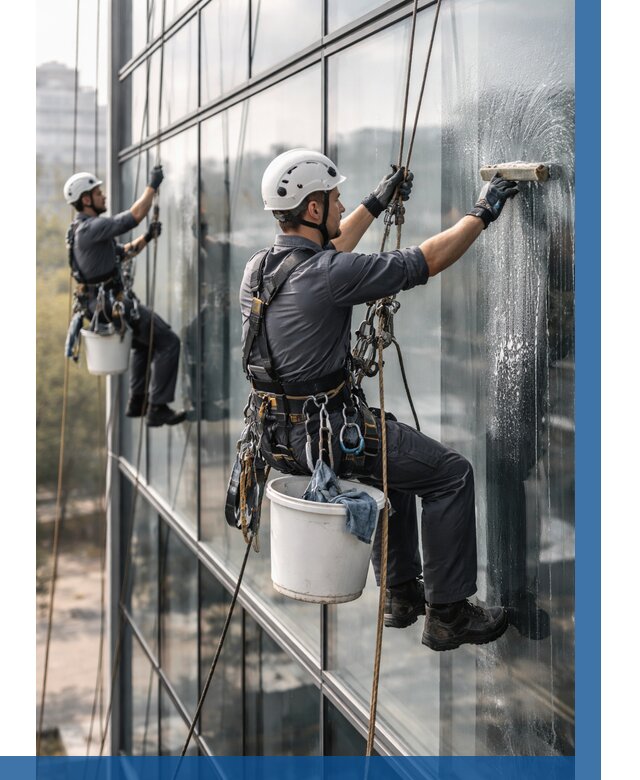 Мойка сплошного остекления в Братске, заказать от 306 р.| ВЫСОТНИК-Брт