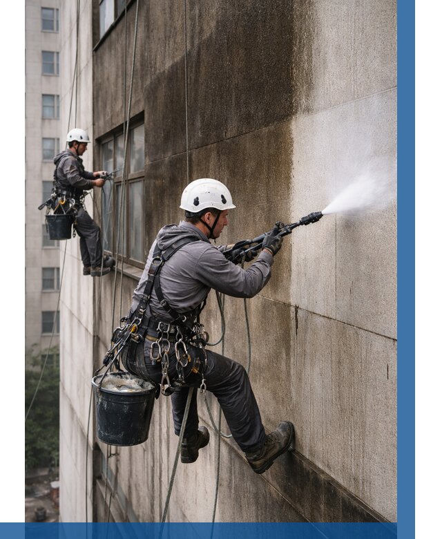 Очистка фасада от копоти в Братске от 255 р. | ВЫСОТНИК-Брт