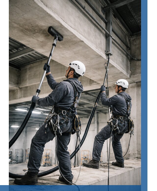 Обеспыливание потолочных конструкций в Братске от 255 р. |ВЫСОТНИК-Брт