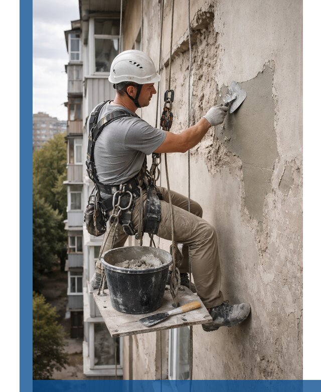 Восстановление фасадной штукатурки в Братске с гарантией качества