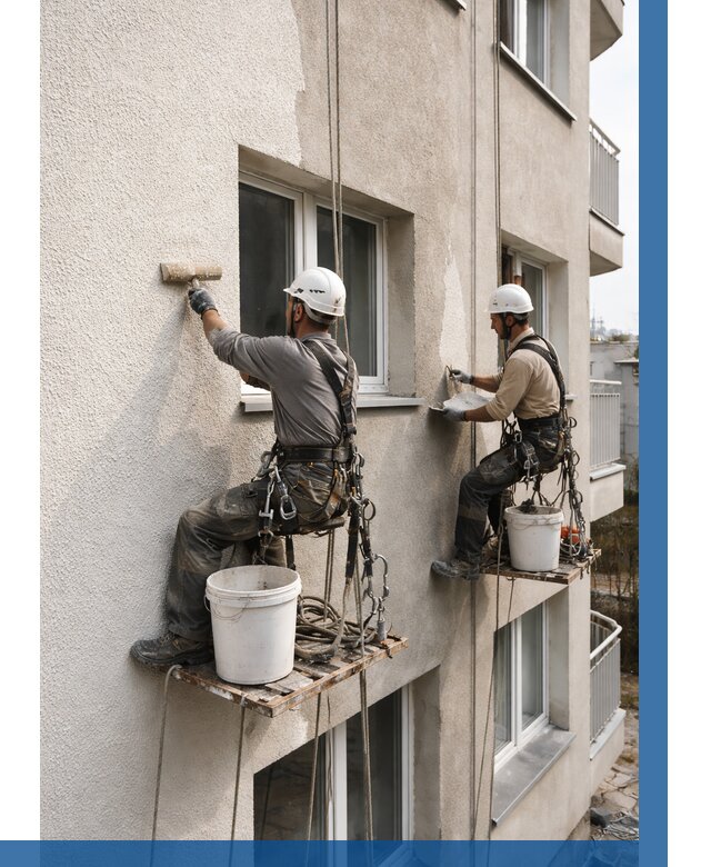 Нанесение короеда на фасад в Братске от 459 р. | ВЫСОТНИК-Брт