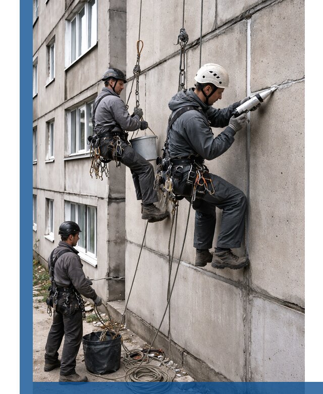 Герметизация межпанельных швов в Братске с гарантией герметичности