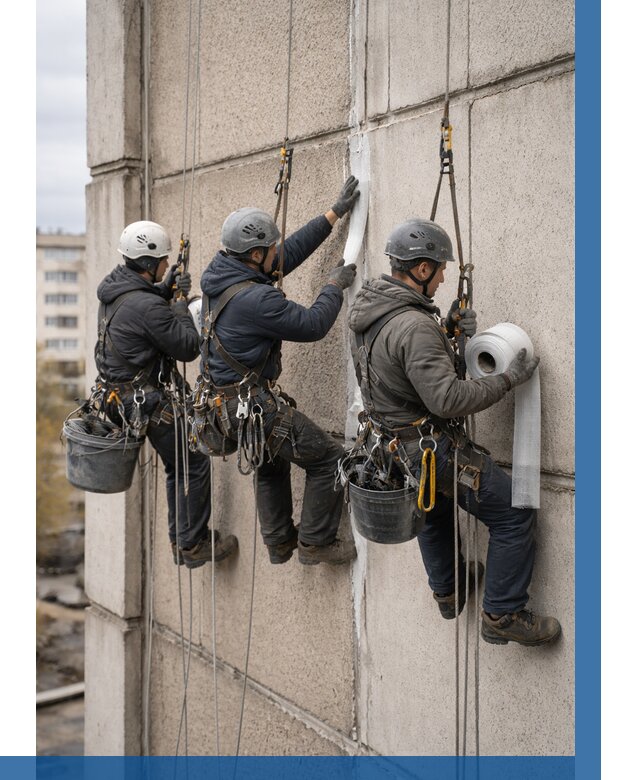 Ремонт межпанельных швов в Братске от 765 р. | ВЫСОТНИК-Брт