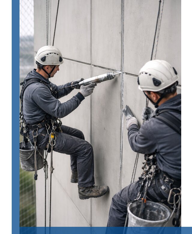 Первичная герметизация швов фасадов и кровель в Братске