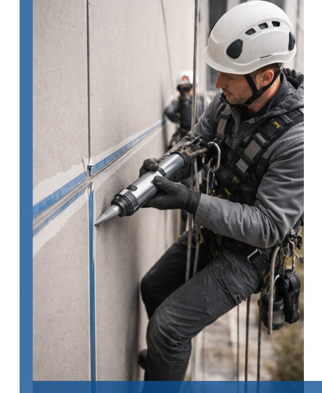 Герметизация стыков фасадных панелей в Братске качественно и быстро