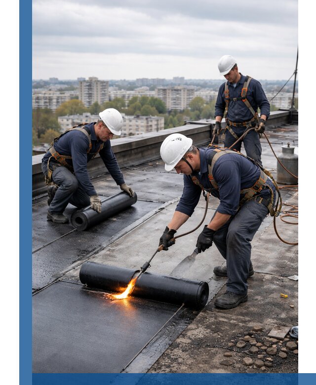 Ремонт наплавляемой кровли в Братске качественно и надежно