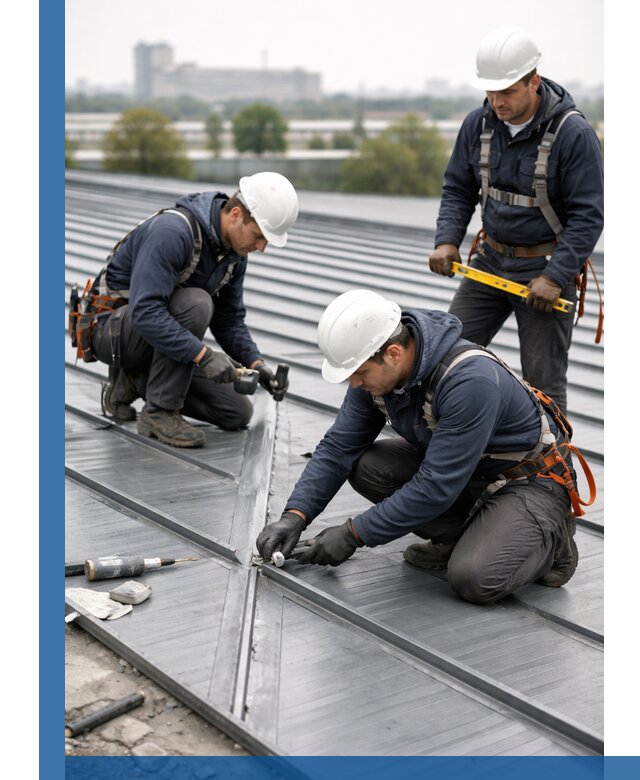 Ремонт фальцевой кровли в Братске срочно и качественно