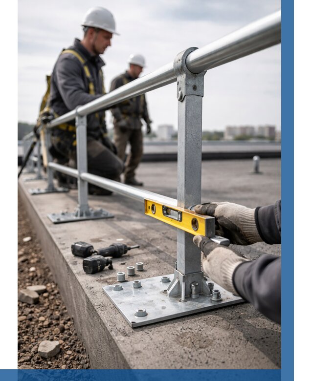 Монтаж кровельного ограждения в Братске от 1224 р. | ВЫСОТНИК-Брт