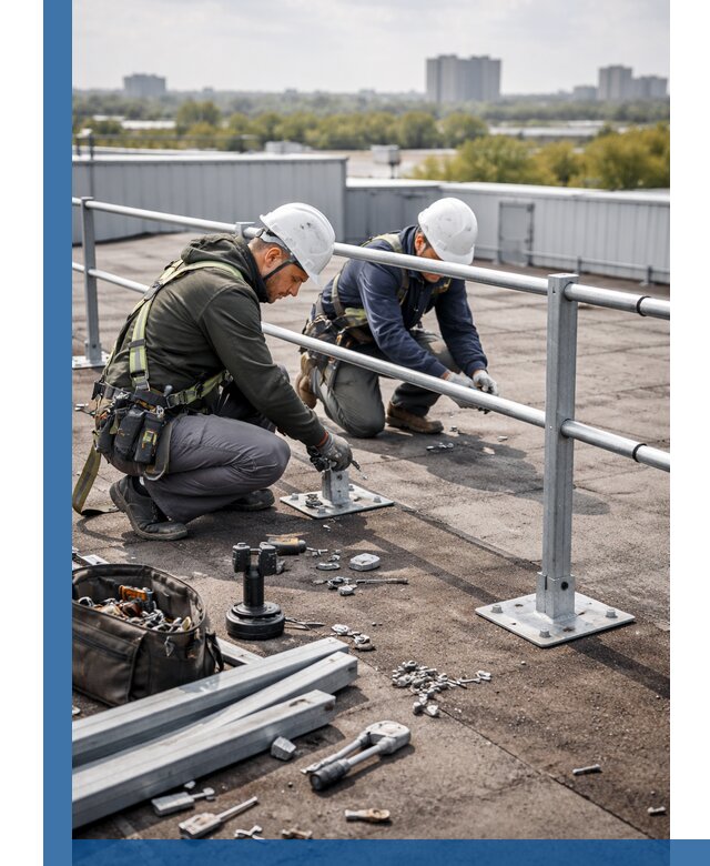 Монтаж кровельного ограждения в Братске под ключ с гарантией