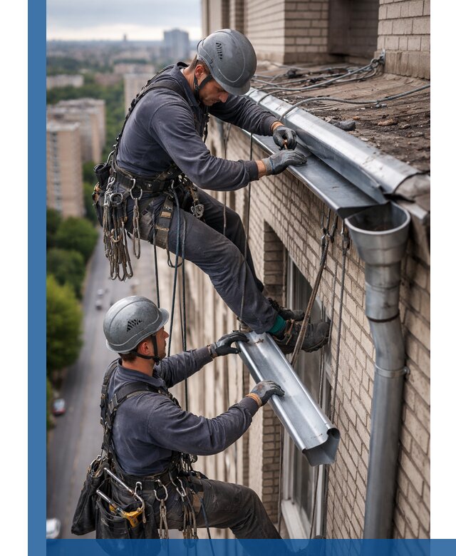 Ремонт водосточных желобов в Братске, быстро и качественно