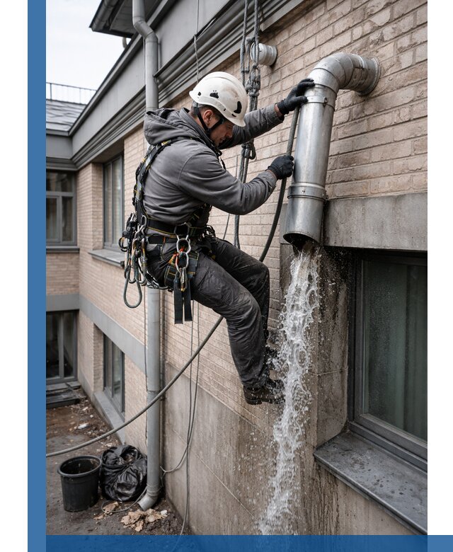 Профессиональная прочистка водосточных труб в Братске с гарантией