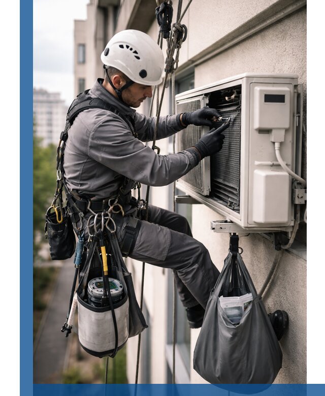 Обслуживание внешнего блока кондиционера в Братске профессионально