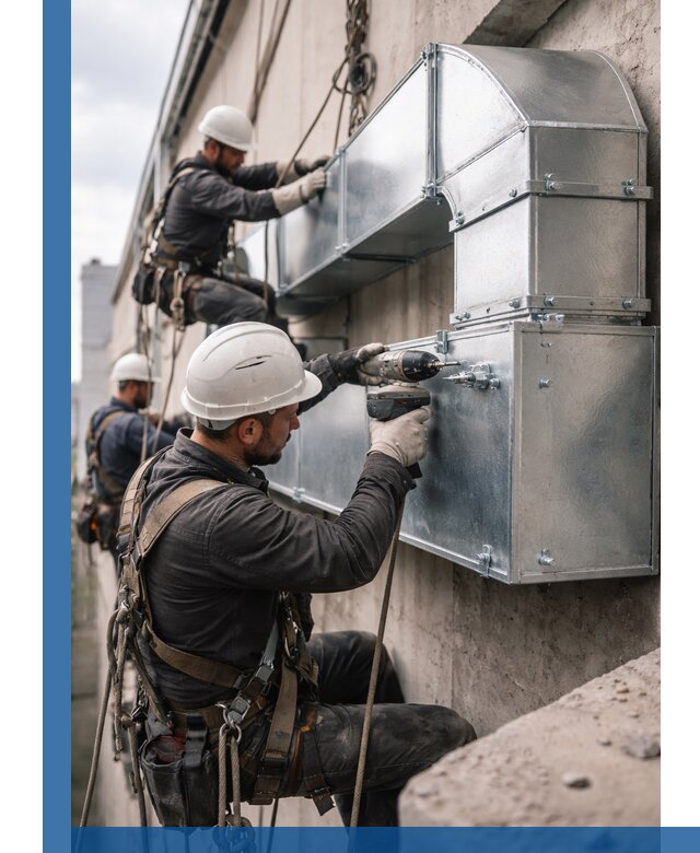 Профессиональный монтаж вентиляционных коробов в Братске под ключ