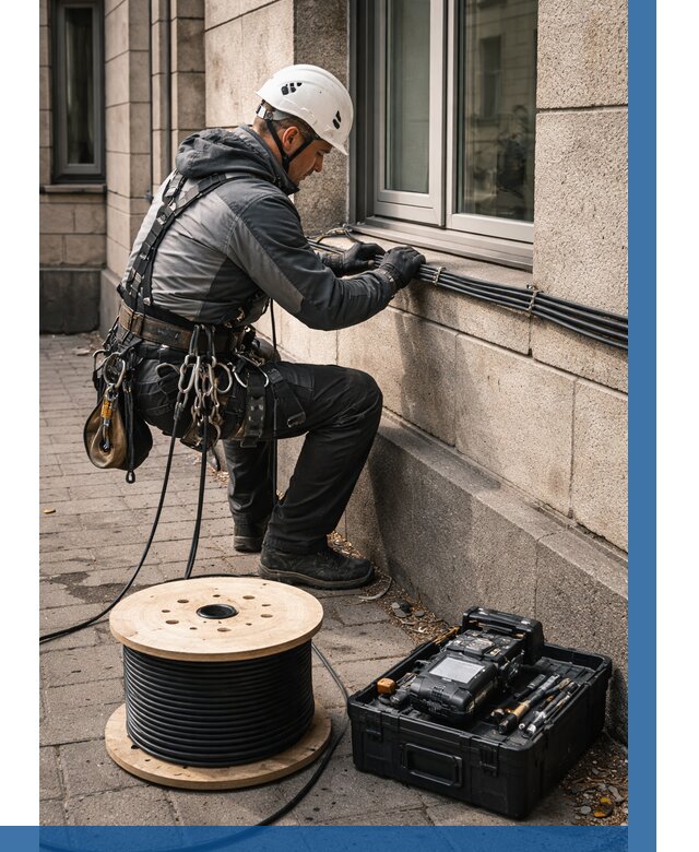 Прокладка оптоволоконного кабеля в Братске от 816 р. | ВЫСОТНИК-Брт