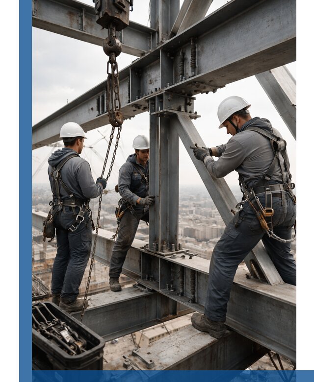 Профессиональный монтаж металлоконструкций на высоте в Братске