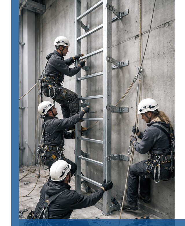 Монтаж металлических лестниц в Братске под ключ со гарантией