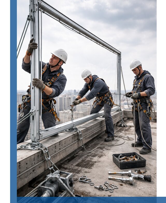 Монтаж крышных рекламных конструкций под ключ в Братске