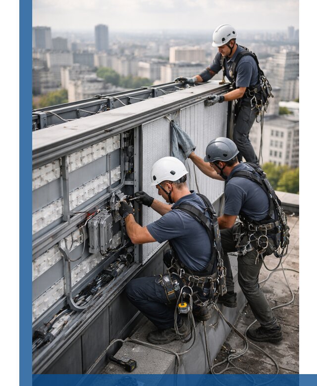 Профессиональное обслуживание крышной рекламы в Братске под ключ