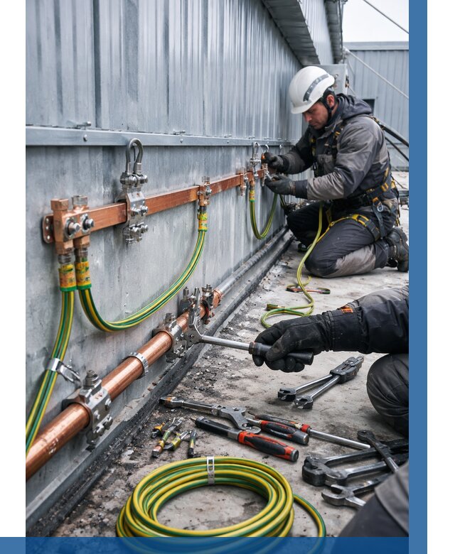 Монтаж заземления здания в Братске от 25510 р. | ВЫСОТНИК-Брт