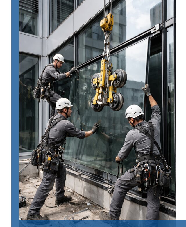 Структурное остекление фасадов в Братске монтаж и обслуживание