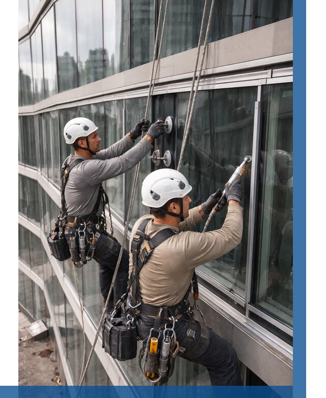 Радиусное остекление фасада в Братске от 12245 р. | ВЫСОТНИК-Брт