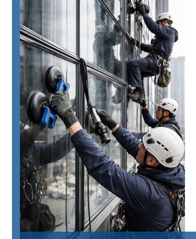 Радиусное остекление фасадов под ключ в Братске с гарантиями