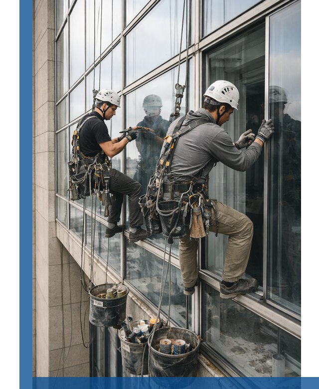 Ремонт витражных конструкций и фасадного остекления в Братске