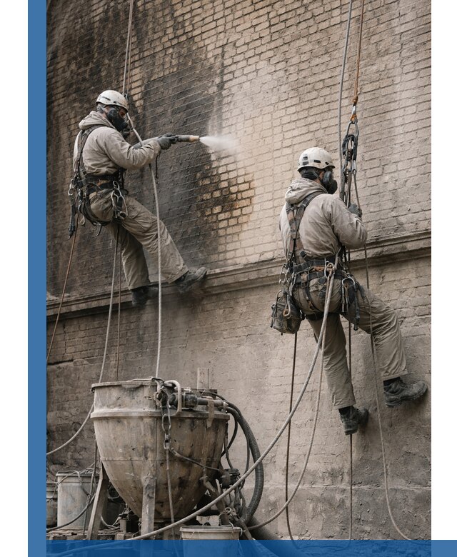 Пескоструйная очистка фасадов в Братске профессионально