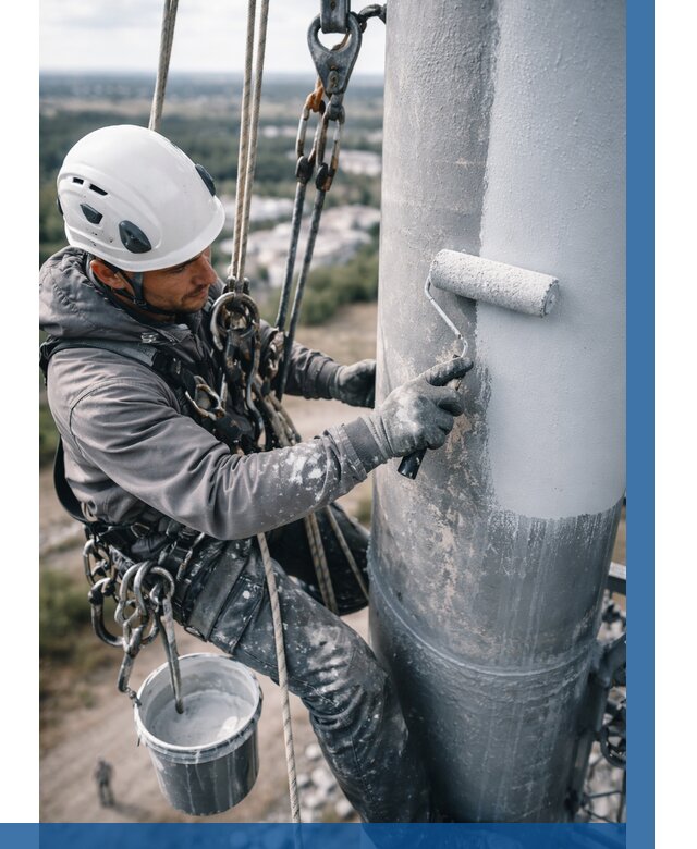 Покраска мачт связи под ключ в Братске от 867 р. | ВЫСОТНИК-Брт