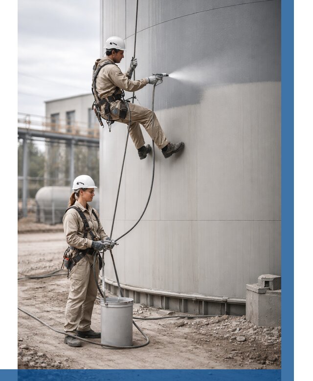 Покраска резервуаров в Братске от 1224 р. | ВЫСОТНИК-Брт — заказать