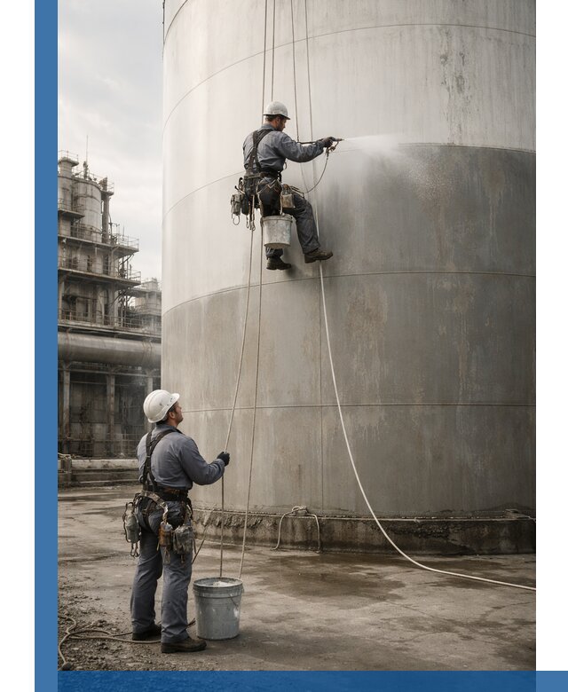 Покраска стальных резервуаров и емкостей в Братске профессионально