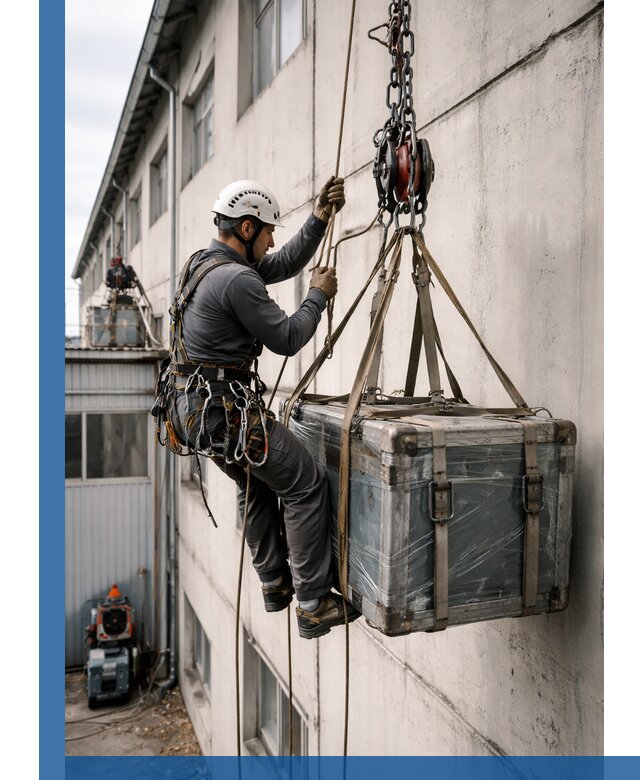 Подъем грузов на высоту в Братске для промышленных объектов