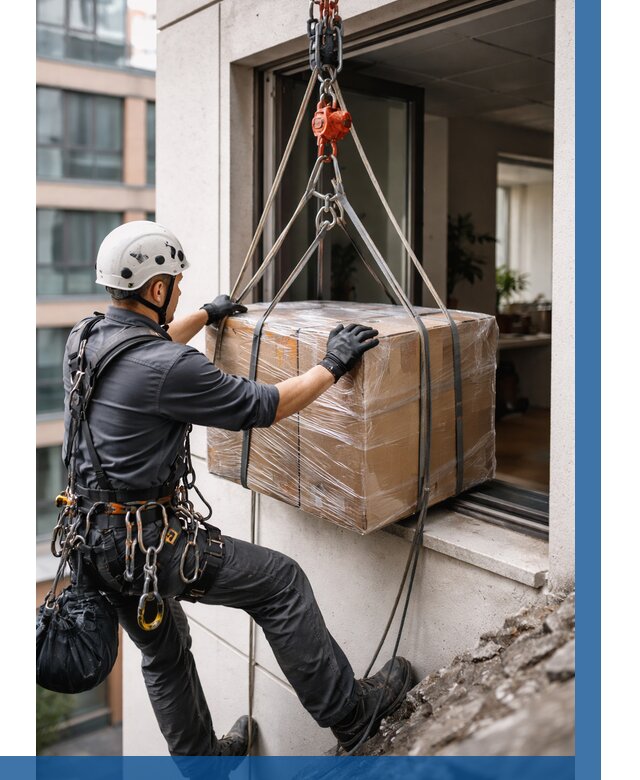 Подъем груза через окно в Братске от 4592 р. | ВЫСОТНИК-Брт