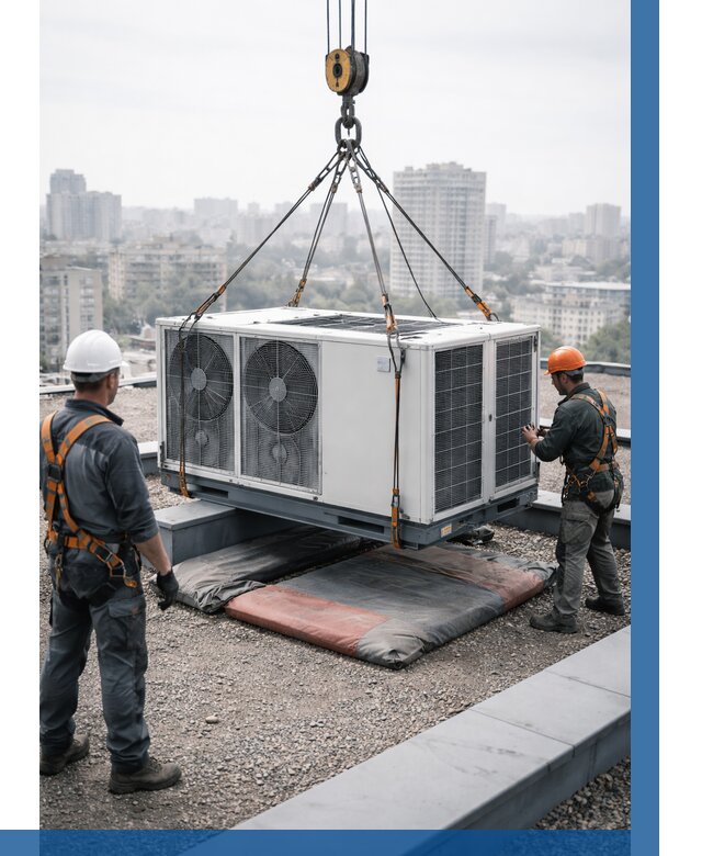 Подъем груза на крышу в Братске от 5102 р. | ВЫСОТНИК-Брт заказать