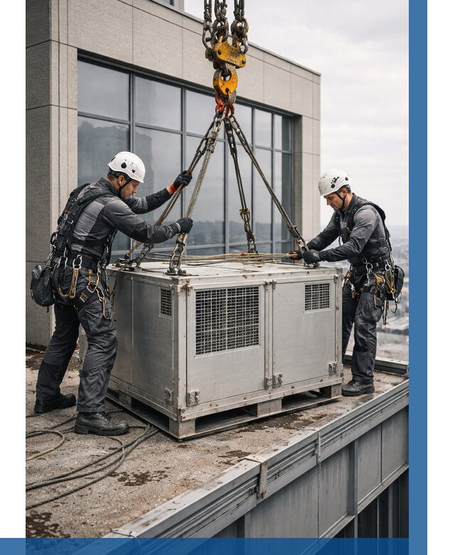 Такелажные работы на высоте в Братске от 8163 р. | ВЫСОТНИК-Брт