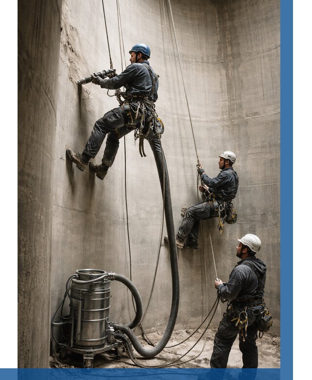 Зачистка силосов в Братске от 4592 р. Договор и смета ВЫСОТНИК-Брт