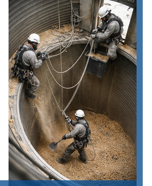 Чистка зерновых бункеров в Братске от 12245 р. | ВЫСОТНИК-Брт