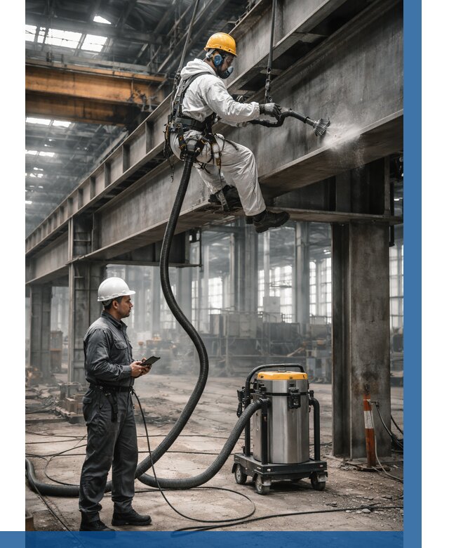 Обеспыливание конструкций в цехе в Братске от 4286 р. | ВЫСОТНИК-Брт