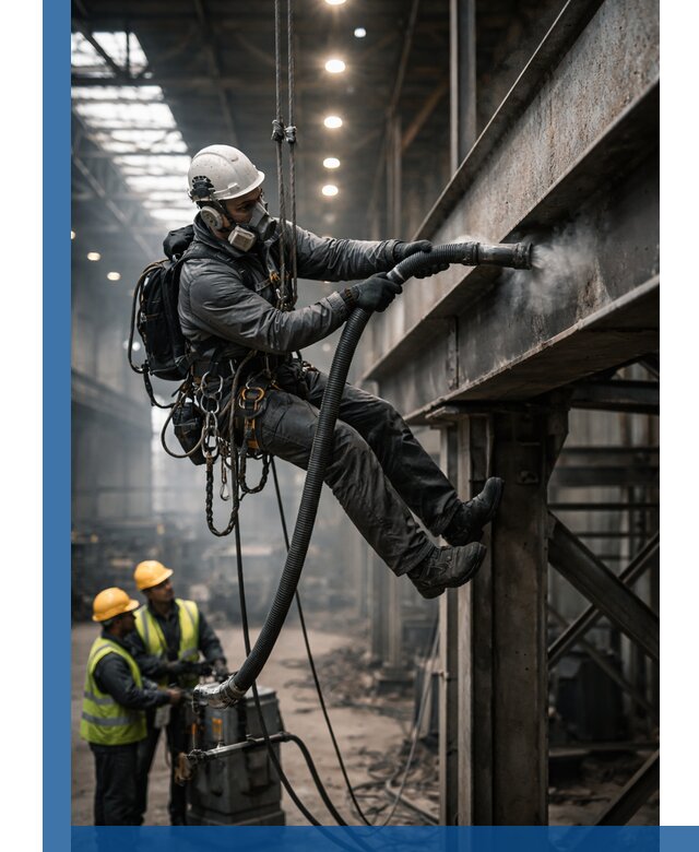 Обеспыливание конструкций в цехах промышленного производства в Братске