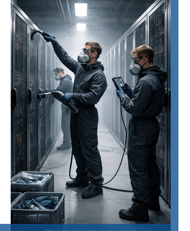 Обеспыливание серверной комнаты в Братске от 4592 р. | ВЫСОТНИК-Брт