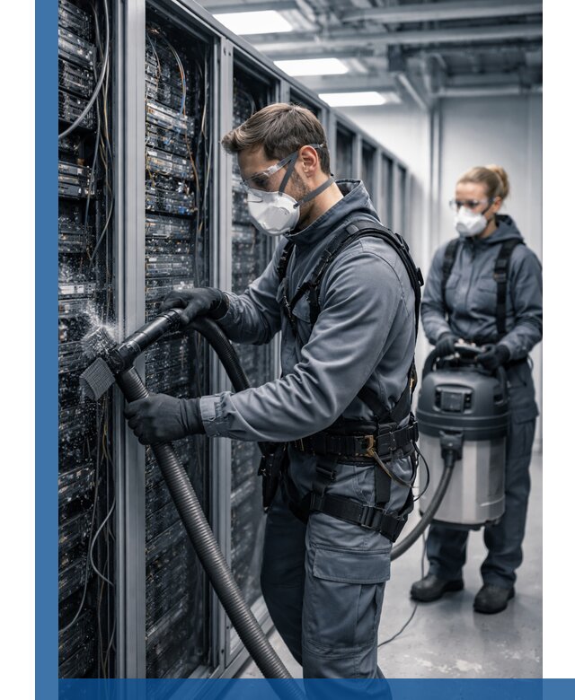 Обеспыливание серверной комнаты в Братске, профессиональная очистка