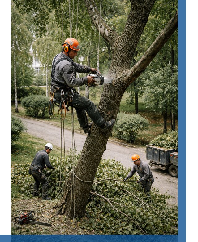 Кронирование деревьев в Братске от 6633 р. | ВЫСОТНИК-Брт