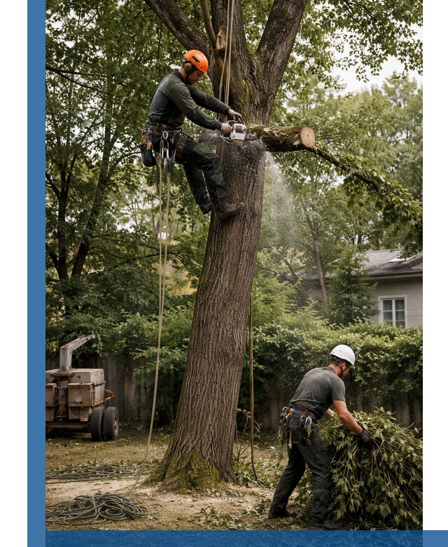 Кронирование деревьев в Братске, безопасная высотная обрезка