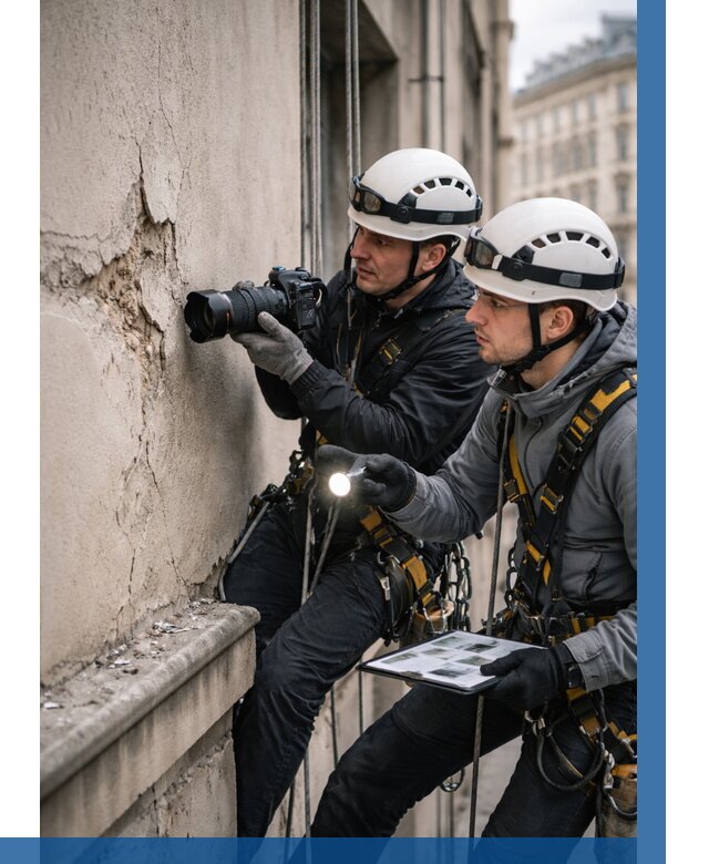 Фотофиксация дефектов фасада в Братске от 4592 р. | ВЫСОТНИК-Брт