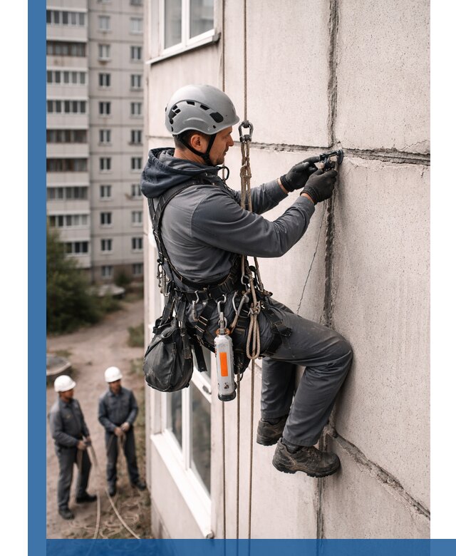 Обследование межпанельных швов и герметизация в Братске